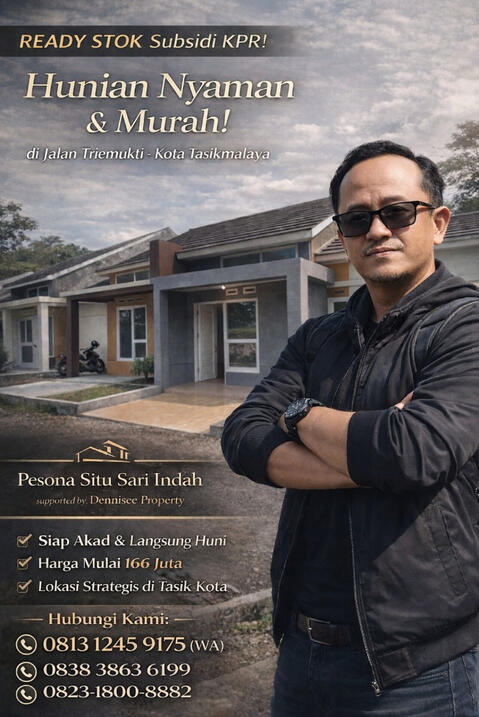 PSSI Promo 12 juta Rumah bersubsidi dekat Terminal Bus Tasikmalaya