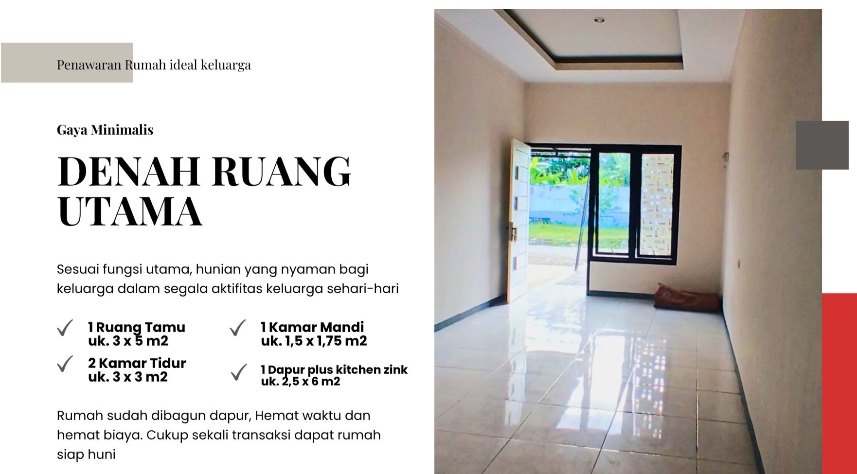 🎥 Home Tour Tipe 36 +dapur